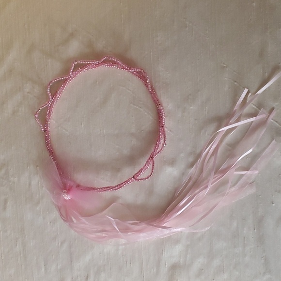 ๐4/$25 Girls Princess Beaded Tiara - Pink Iridescent - Picture 8 of 11